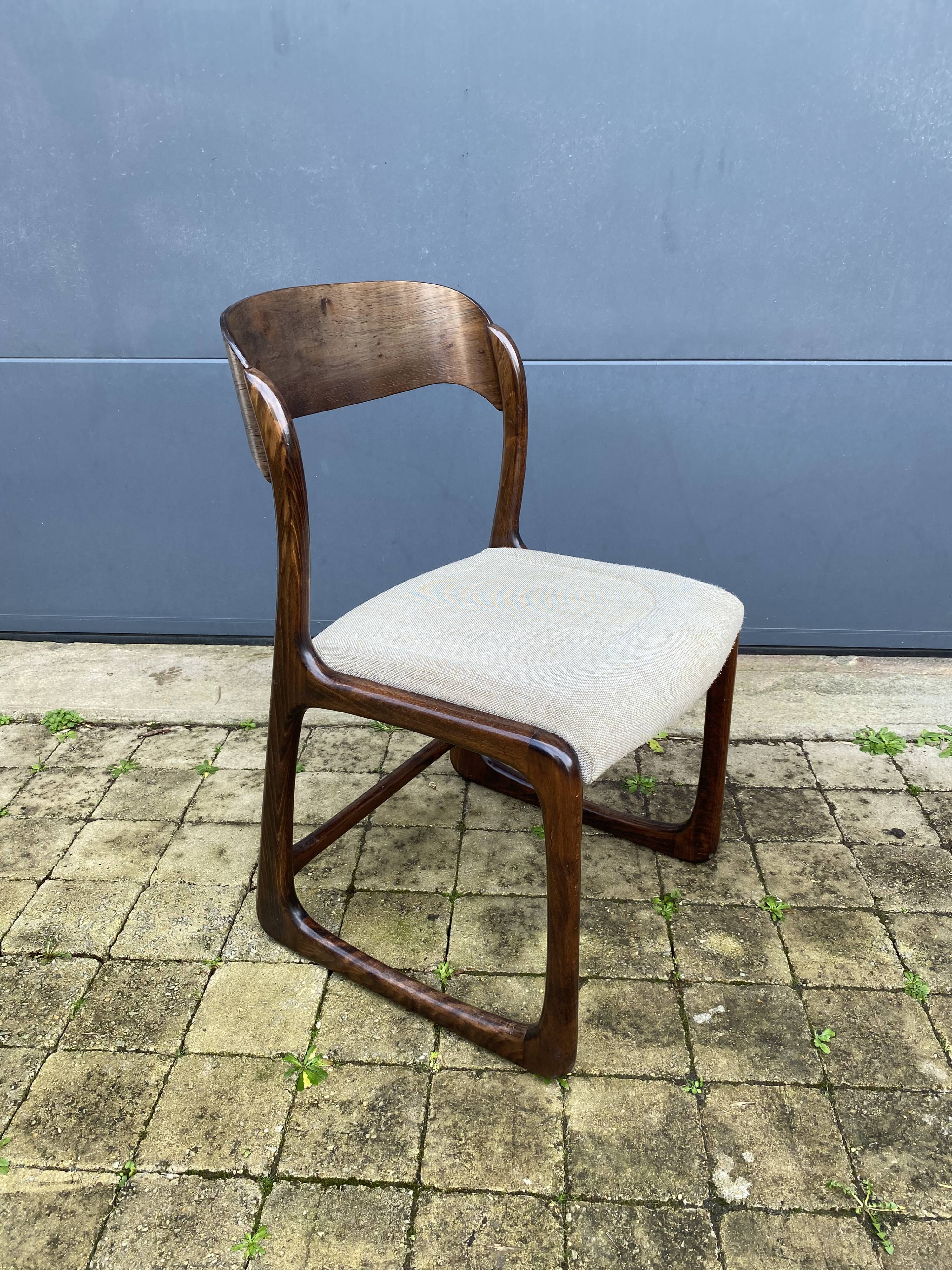 "Baumann sled chairs"