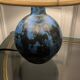 Blue ceramic lamp by Jacques Blin