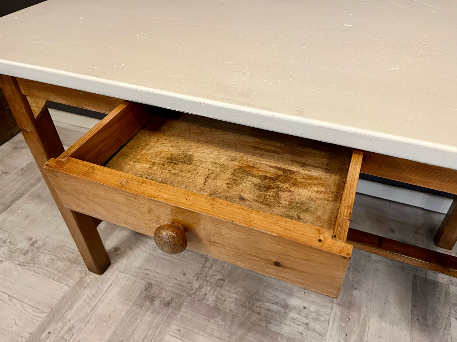 Old kitchen table, wooden