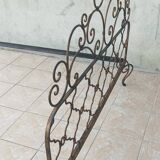 Lit style Louis XV en fer forgé