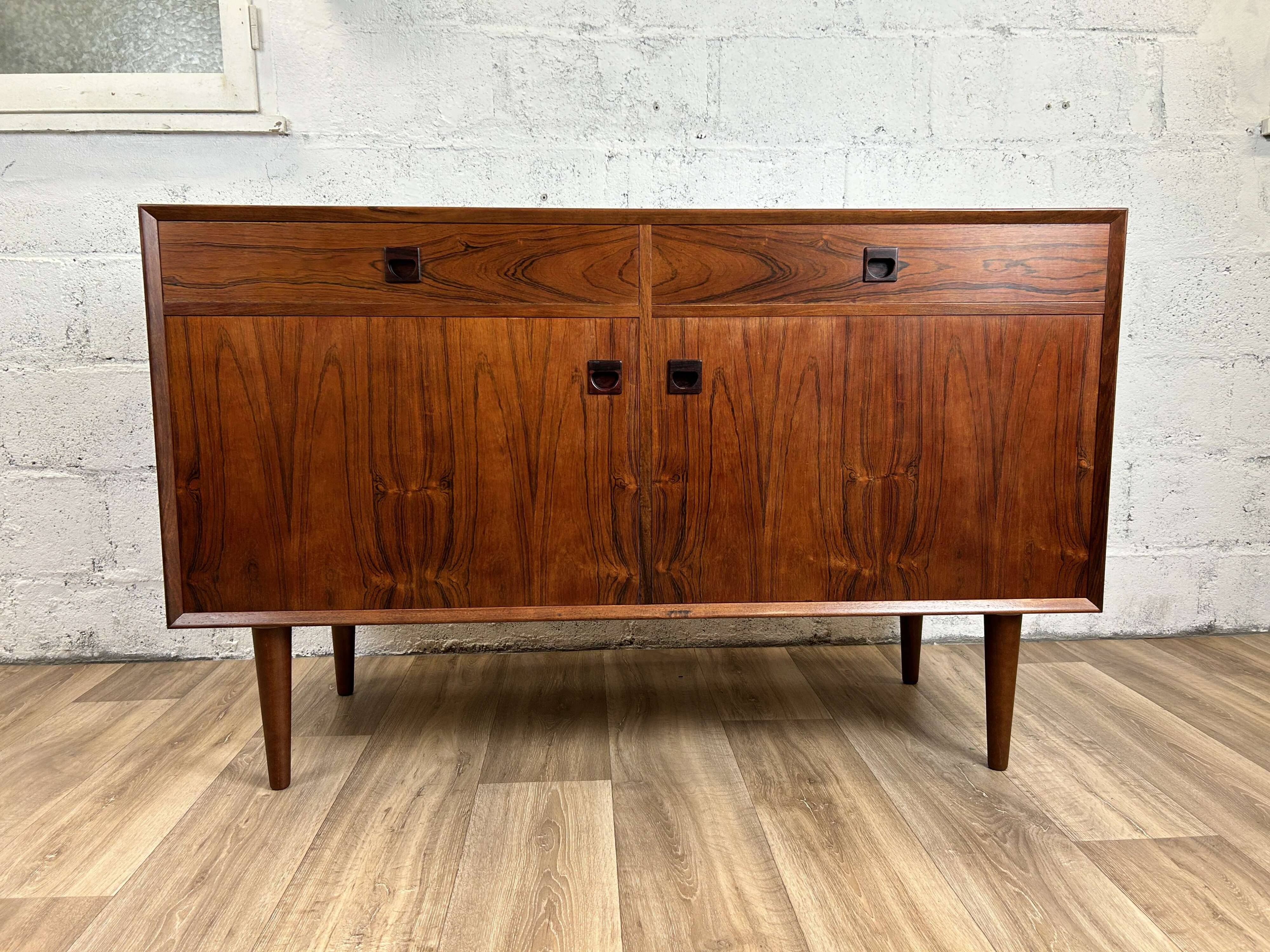 Vintage Scandinavian rosewood sideboard by Brouer, 1960s