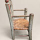 Small antique polychrome children's chair – French folk art