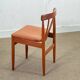 Set of 4 Danish Teak Hollow-Back Dining Chairs (made in the 1960s)