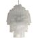 Lustre en verre de murano transparent « tronchi » - 2l