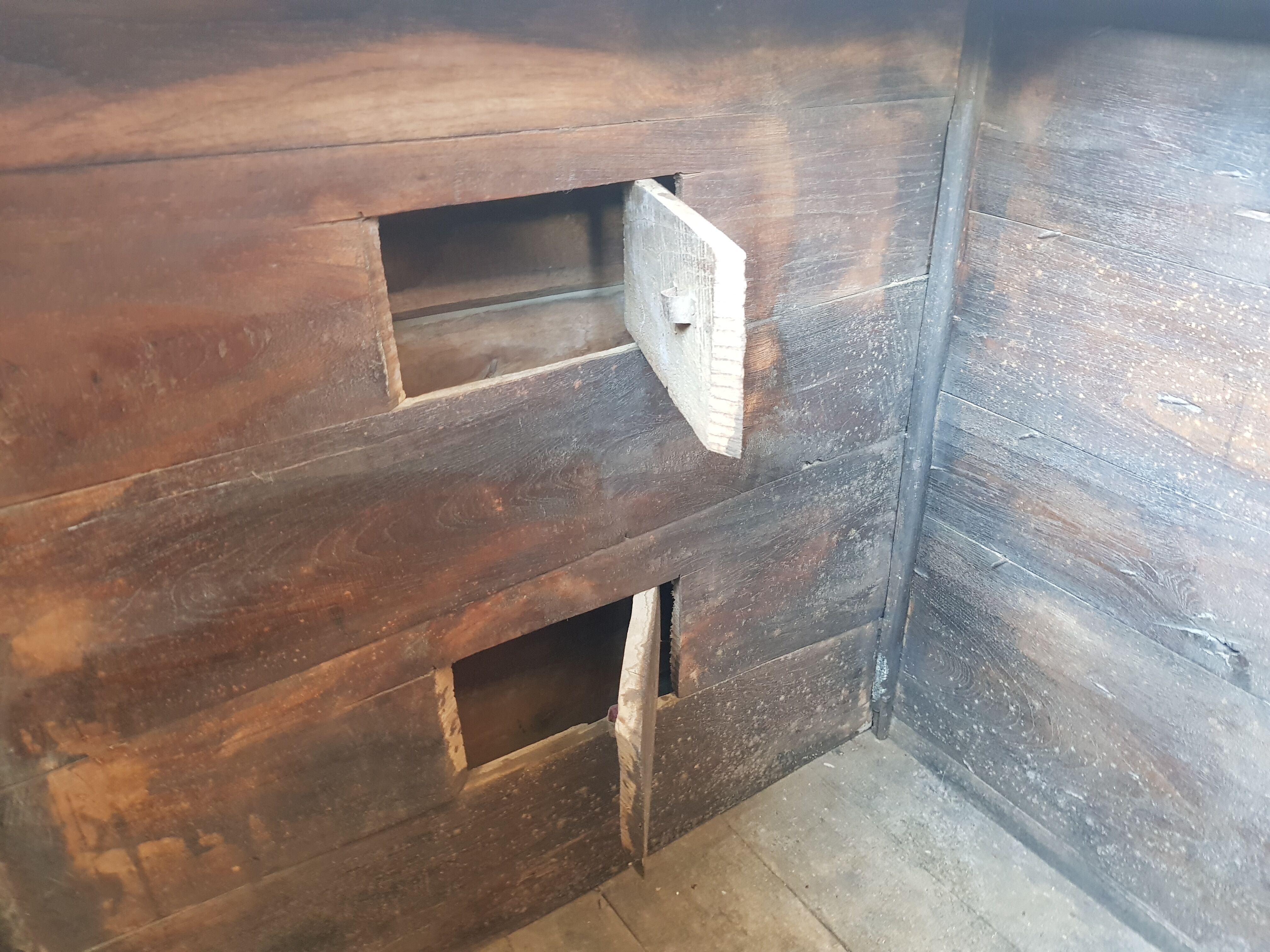 Old Vintage Indian Box on Wooden Wheels Early 20th S