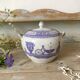 Sucrier en terre de fer violette