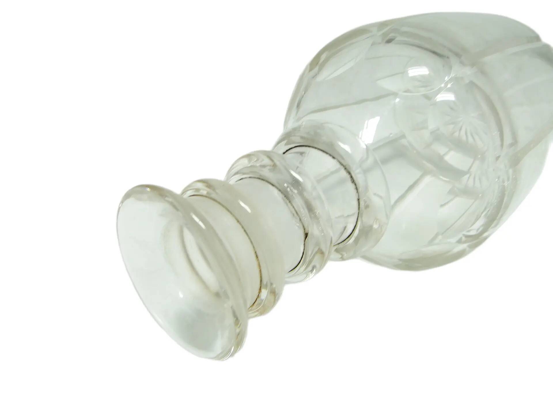 Carafe Biedermeier, cristal, France, 19e siècle
