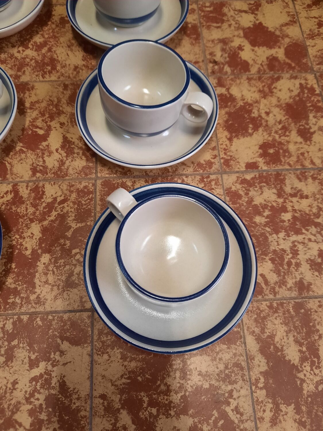 Set of 6 vintage ceramic cups