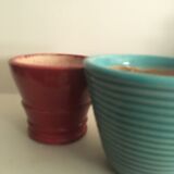 1960s Coloured glazed ceramic pot