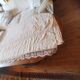 Antique linen cloth monogrammed CP