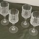 Set of 4 crystal stem glasses from Arques.