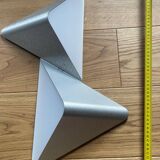 Pair of Led Grossmann wall lights in triangular format
