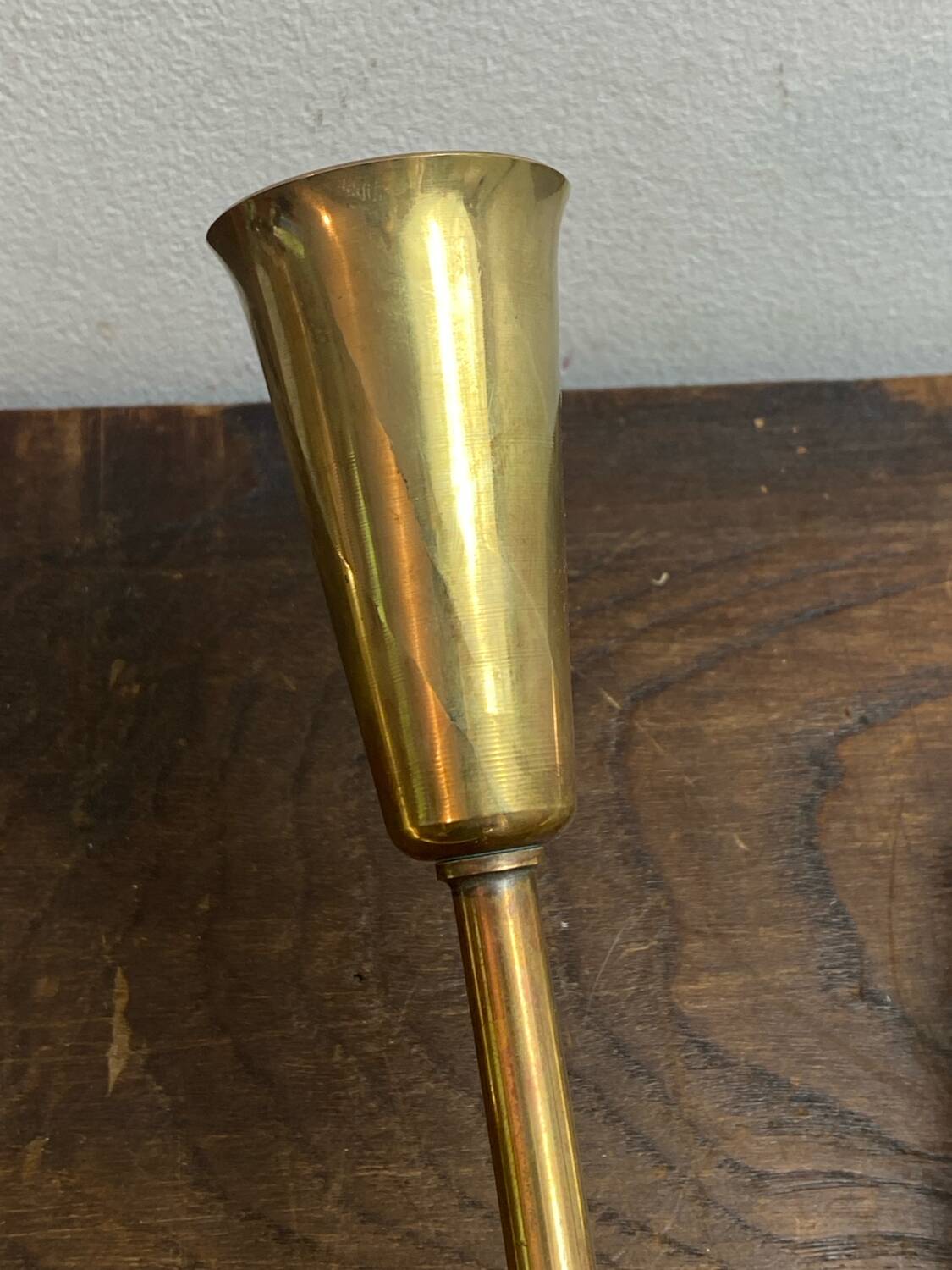 Five-branch wall sconce in brass, 1950s.