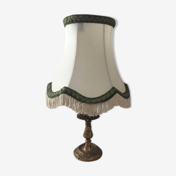 Lampe en métal doré