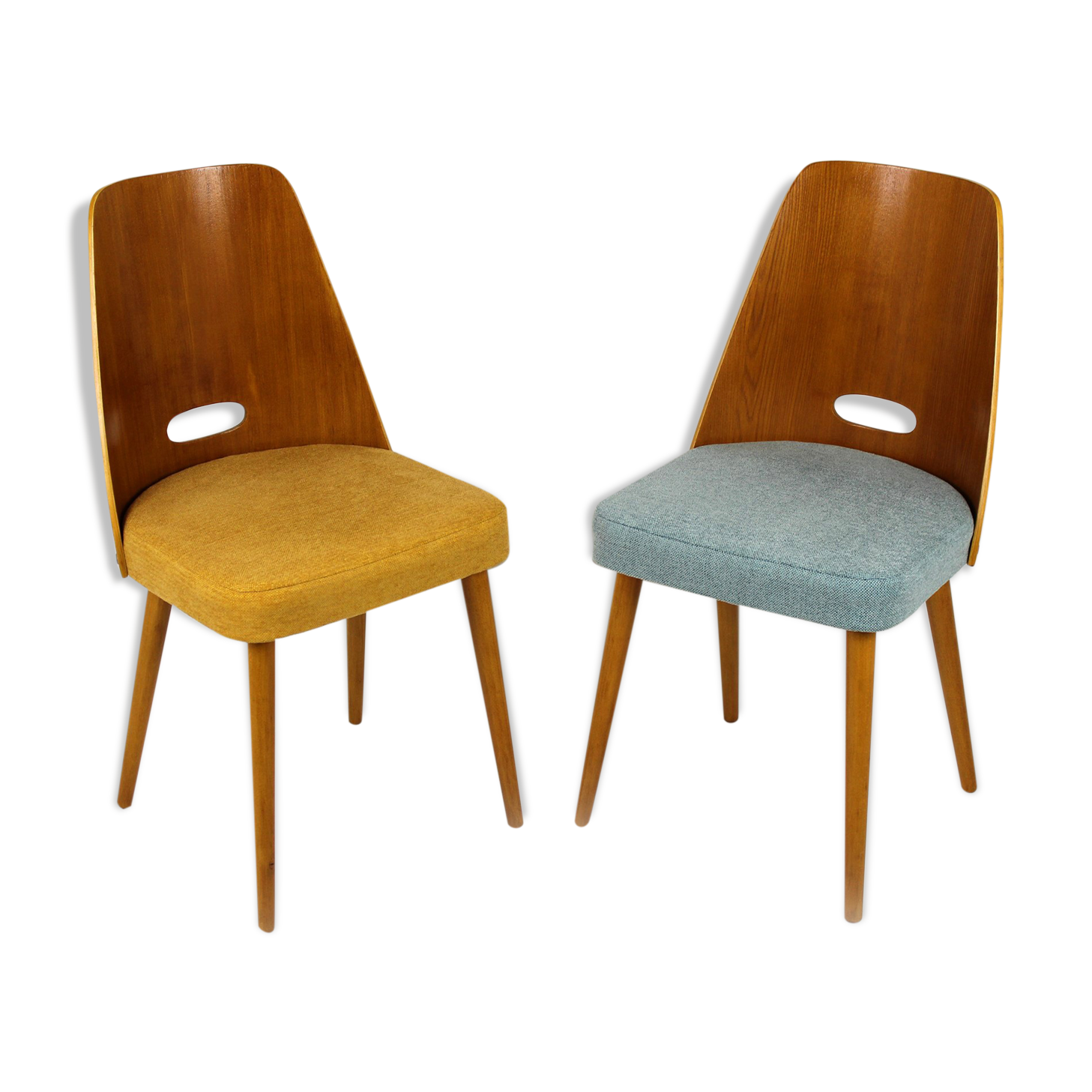 Pair of mid-century chairs from ONV Pisek, 1960s