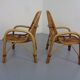 Set of Italian Bamboo Armchairs, 1970s