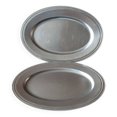 Lot de 2 plats ovales Guy Degrenne