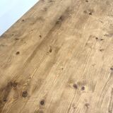 70s pine farmhouse table