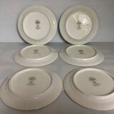 Six small sapphire plates from Villeroy & Boch