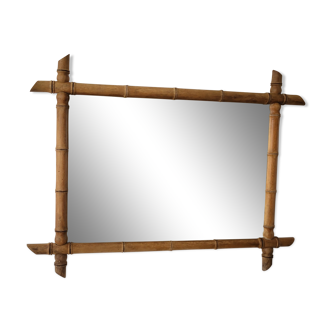 Bamboo style mirror 79x60cm