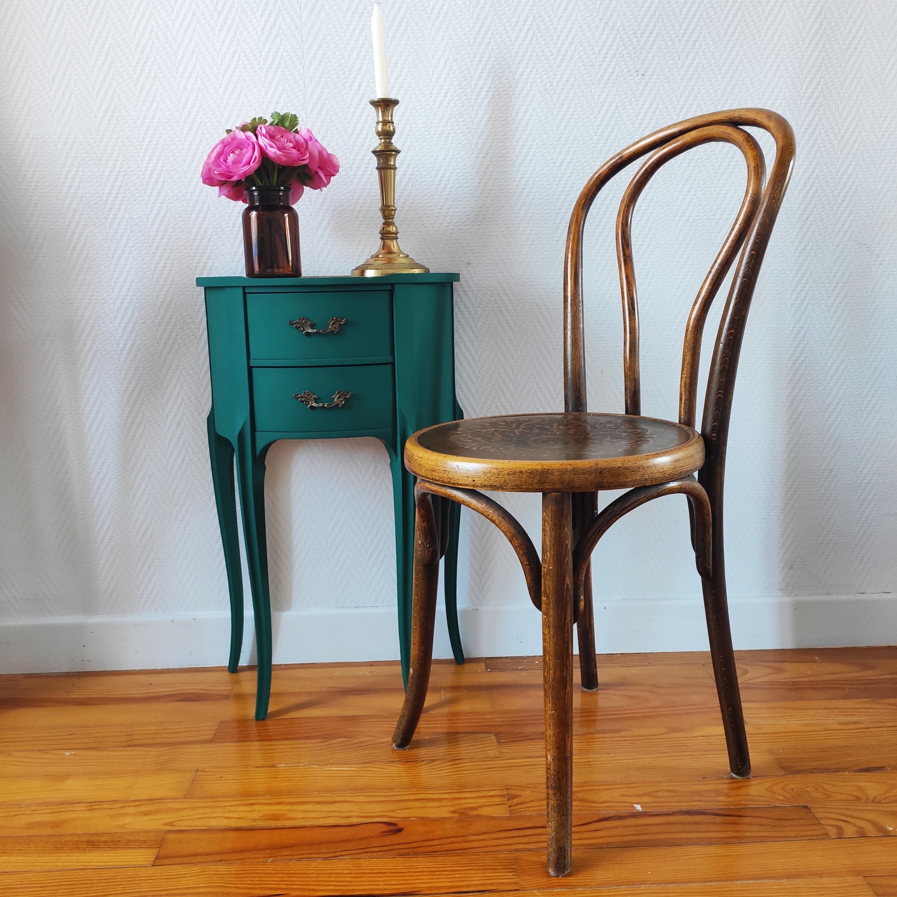 Antique chair of bistro fischel