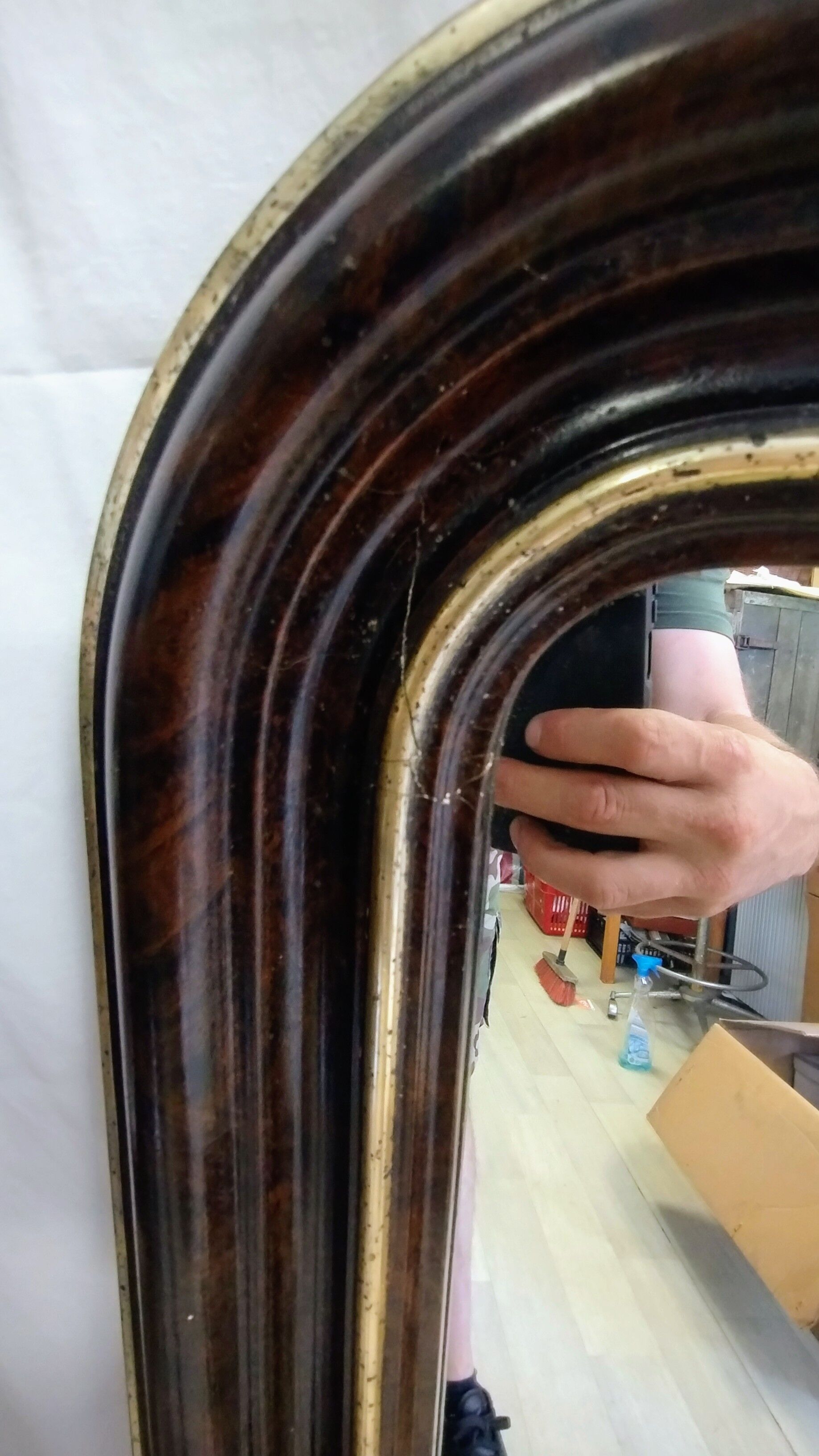 Louis Philippe wooden mirror