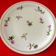 Porcelain dessert service with floral decoration