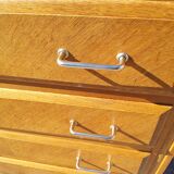 Compass-legged chest of drawers