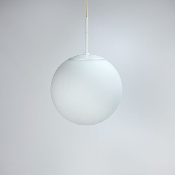Lampe Bol suspendue du milieu du siècle par Glashutte Limburg, années 1970