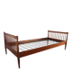 Vintage Scandinavian teak bed, Denmark 1960.