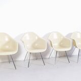4 fauteuils DAX Eames années 60' Herman Miller mobilier international