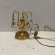Brass crystal table lamps