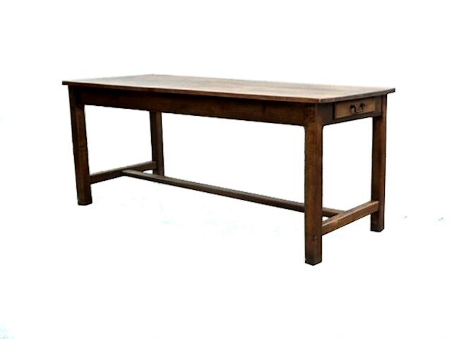 Solid oak farm table circa 1960