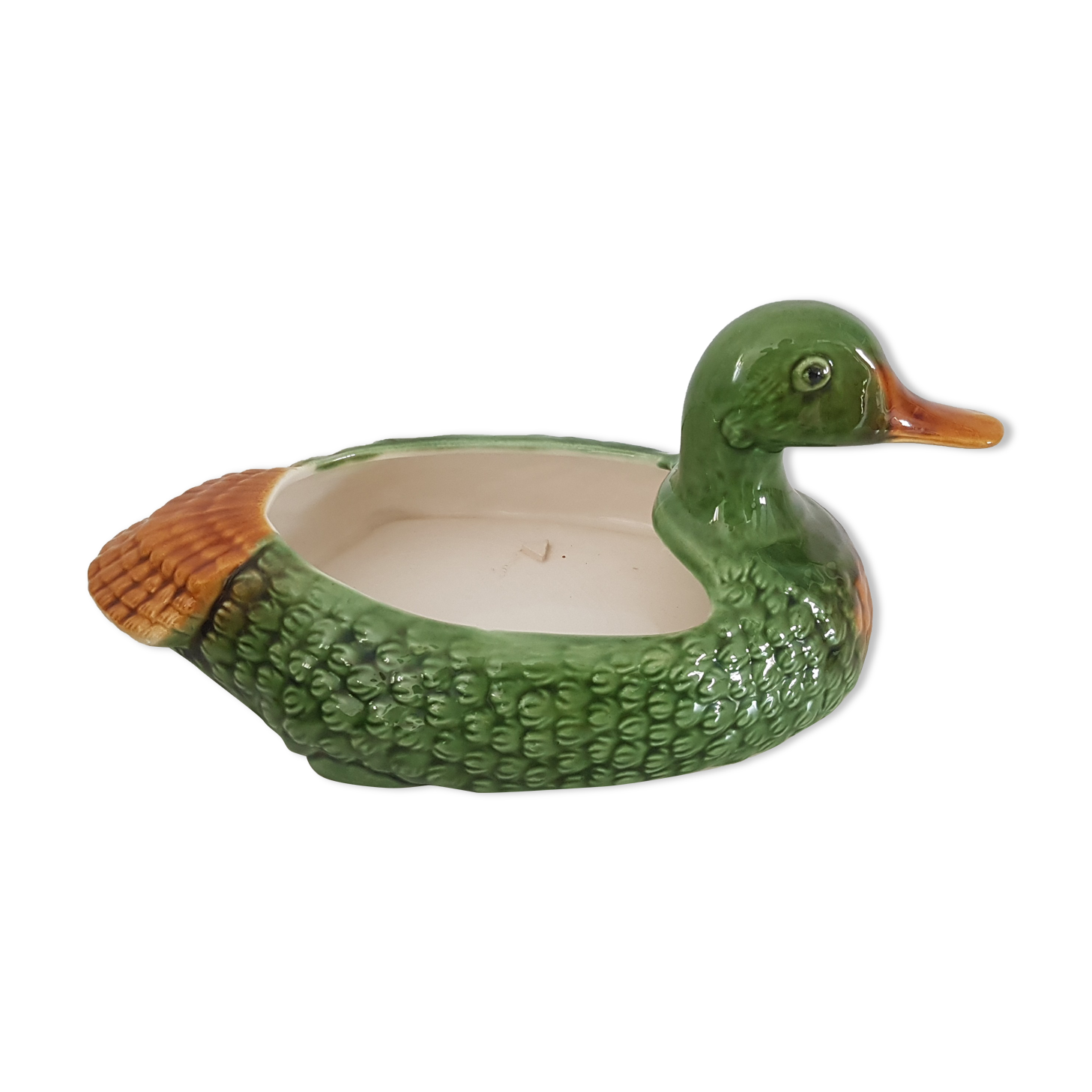 Empty pocket ceramic duck slip