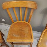 Chaises bistrot quatre vintage