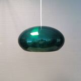 Top-class design lamp Model Medio in metal green colour (original) 1966. Jo Hammerborg Denmark