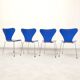 4 chaises papillon d'Arne Jacobsen pour Fritz Hansen
