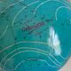 Vintage globe 1979 terrestrial Taride twisted metal 35 cm