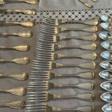 Set of christofle cutlery, Model Chinon pointed tip