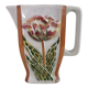 Art nouveau iron pitcher
