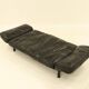 Daybed by Zanotta in black leather