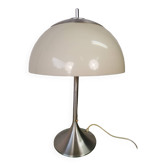 LUM vintage chrome mushroom design lamp