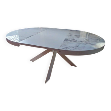 Extendable round table Calligaris