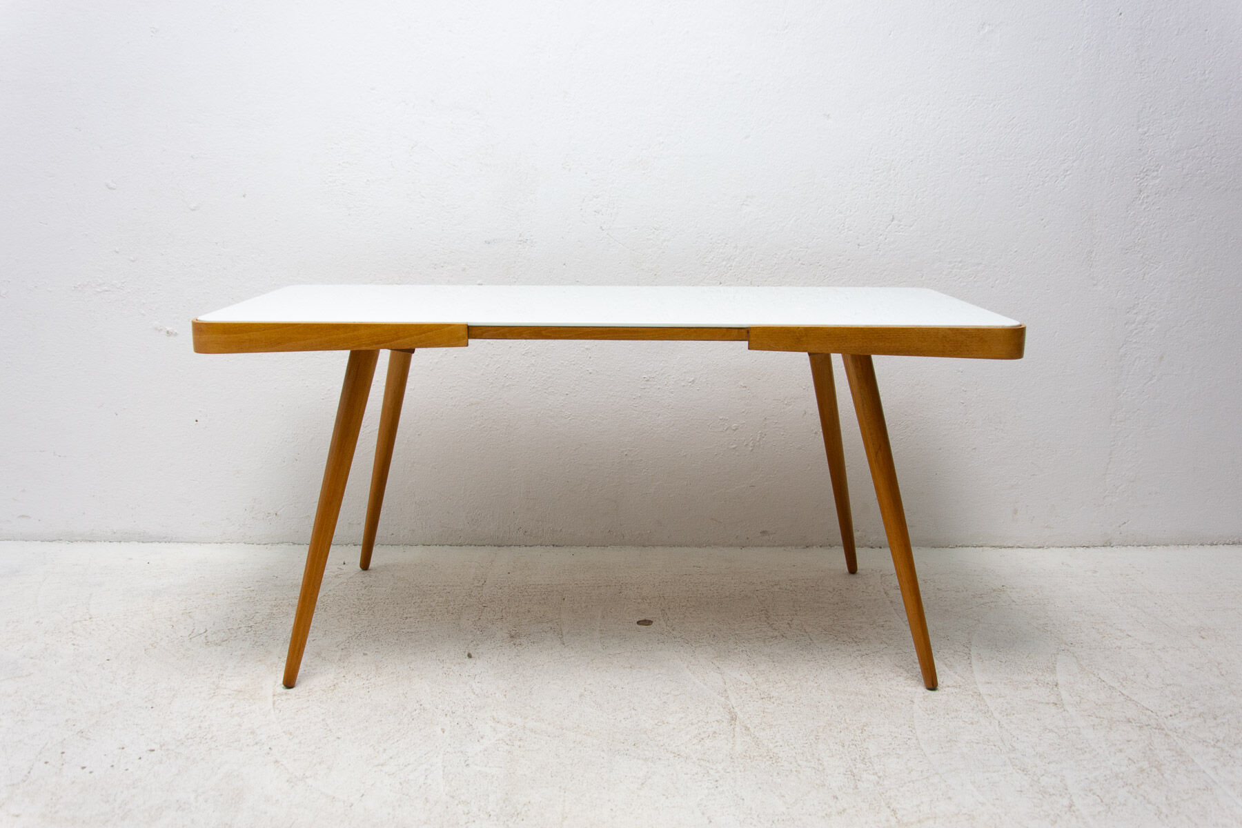 Opaxite glass coffee table, 1960´s, Czechoslovakia