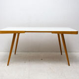 Opaxite glass coffee table, 1960´s, Czechoslovakia