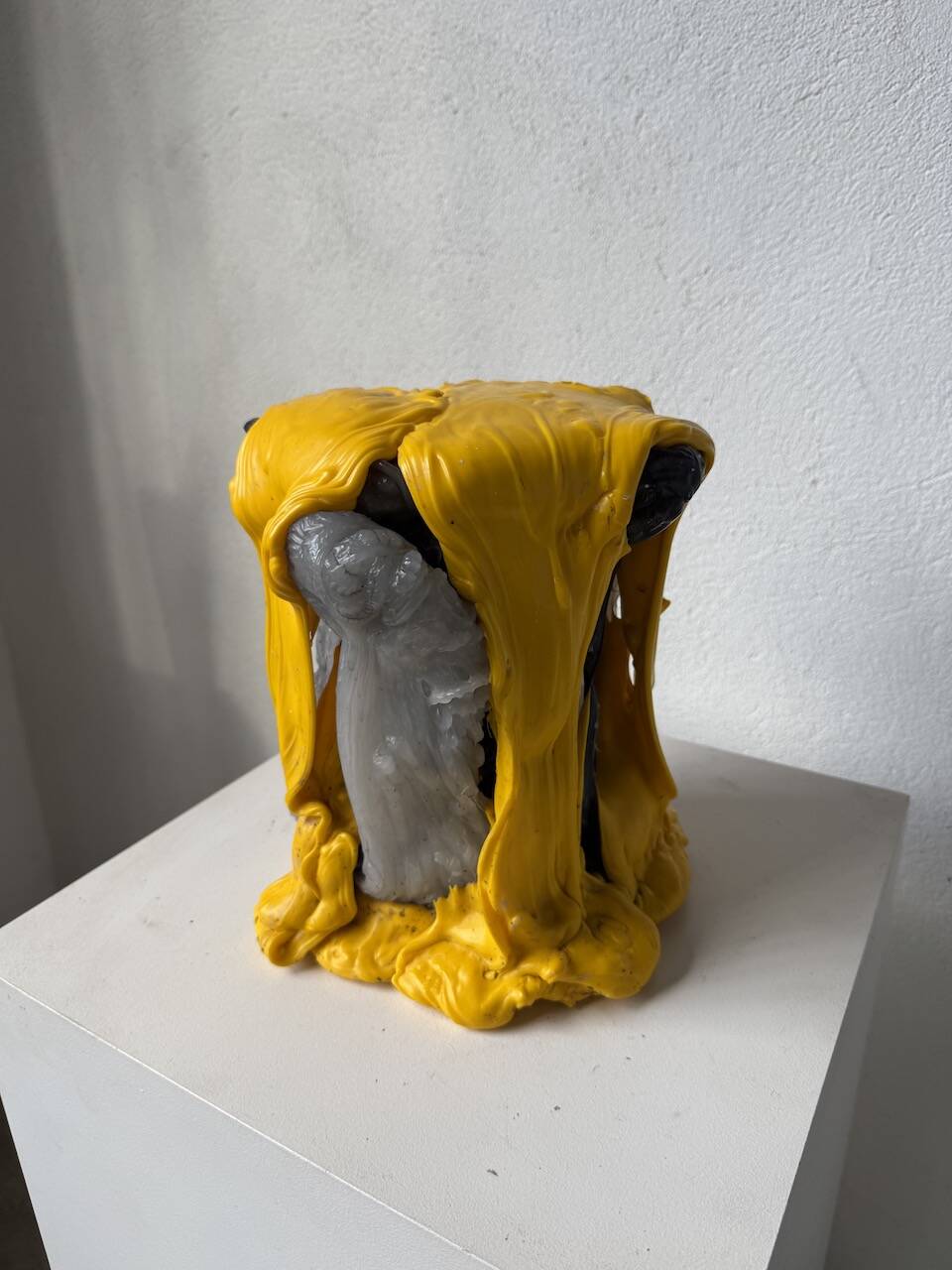 Resin fish sculpture