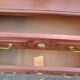 Commode sauteuse parisienne, 2 tiroirs, style Louis XVI
