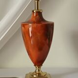 Vintage ceramic baluster lamp foot