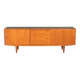 Retro Teak Danish 1960s Long Mid Century Sideboard By Clausen & Søn Denmark