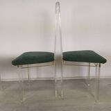 Plexiglas chairs Roche Bobois